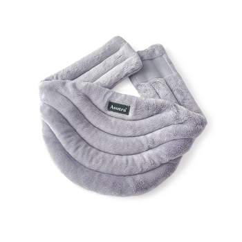 CALMING COZY 23 in. x 5 in. Massaging Heating Neck Wrap, Grey CWT18004 -  The Home Depot