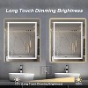 Maxax Atherton Modern Frameless Anti-Fog LED Lighted Dimmable Wall Mounted Bathroom Vanity Mirror - 2 of 4