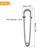 Unique Bargains Metal DIY Blankets Crafts Brooch Making Home Sewing Large Safety Pins 24 Pcs - 2 of 4