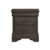 NicBex Wood Nightstand with 2 Drawers,Side Tables with Metal Handle for Bedroom,Living Room - 2 of 4