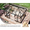 AMERLIFE Polycarbonate Greenhouse with Vent Windows, Lockable Double Doors - 3 of 4
