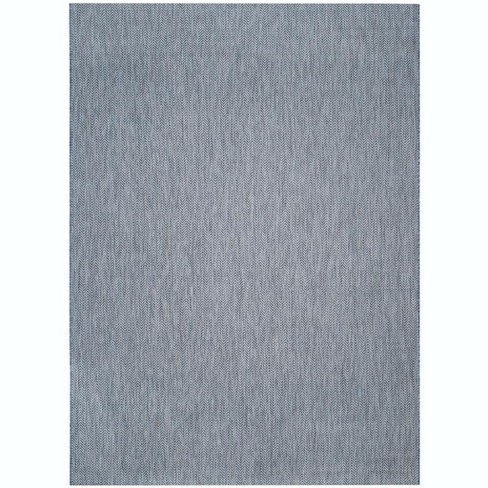 Courtyard Cy8022 Power Loomed Indoor/outdoor Area Rug - Navy/grey