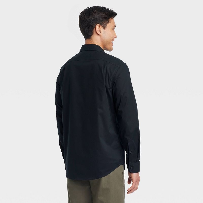 Men's Performance Dress Standard Fit Long Sleeve Button-Down Shirt - Goodfellow & Co™, 3 of 5