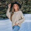 Women's Crochet Casual Sweater - Cupshe - 2 of 4