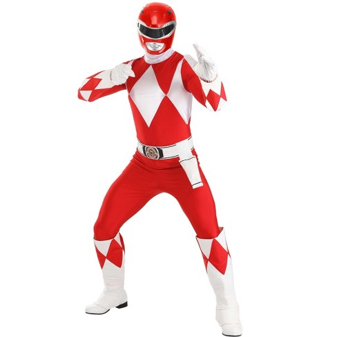 Halloweencostumes.com X Large Authentic Power Rangers Red Ranger Adult ...