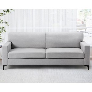 83 Inch Sofa, Comfy Couch, Modern Sofa, 3 Seater Sofa with Deep Seat, Lounge Cozy Sofa for Living Room Apartment Small Space, Corduroy Sofa - 1 of 4