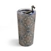 Pimlada Phuapradit Kaasni Gray Travel Mug 20 oz Stainless Steel Travel Mug - Deny Designs - 2 of 4