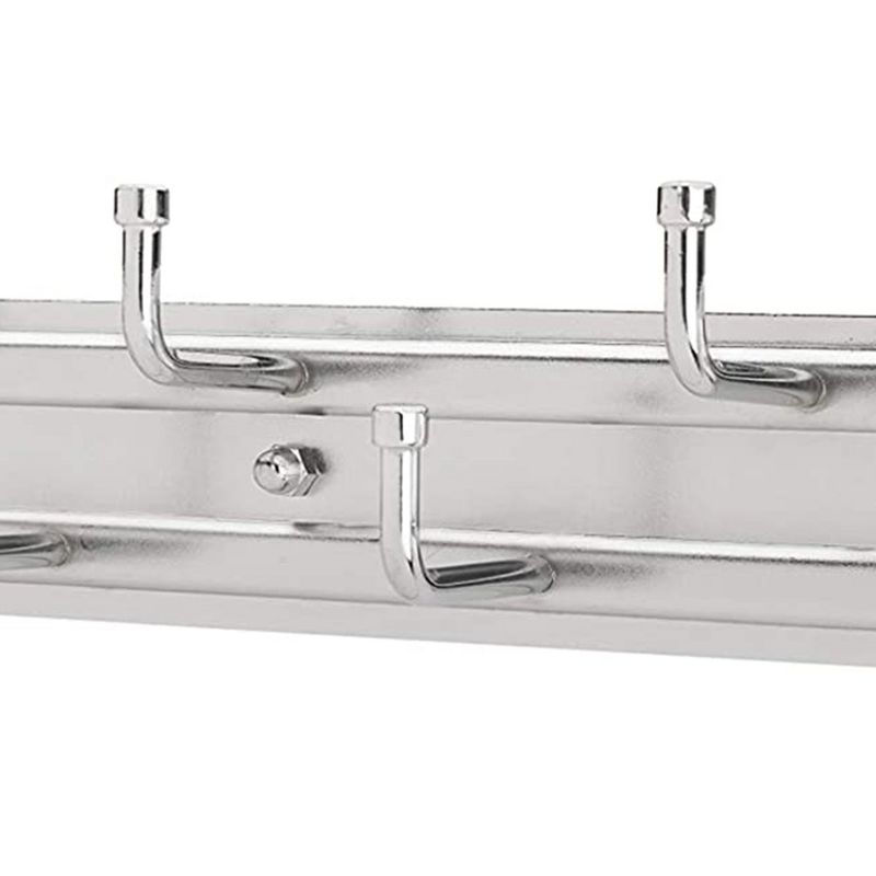 Rev-A-Shelf 12" Pull Out Closet Organization Rack for Belts, Ties and Scarves, Accessories Storage Hanger with Mounting Hardware, Chrome, BRC-12CR, 2 of 6