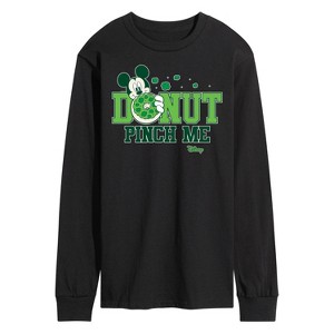 Men's - Disney - Donut Pinch Me Long Sleeve Graphic T-Shirt - 1 of 4