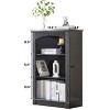 Bookcase and Kids Bookshelf, Storage Cabinet with Wooden Cube Storage Organizer, Modern Book Shelf for Bedroom Furniture - 2 of 4