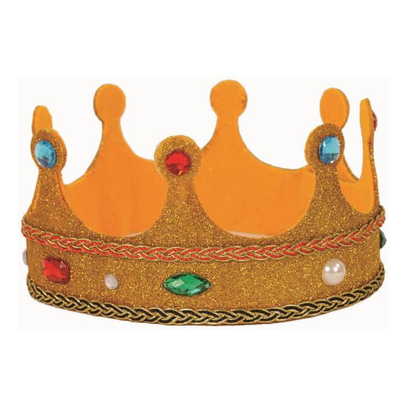 Dress Up America Gold Crown for Kids - One Size Fits Most, 3 of 4