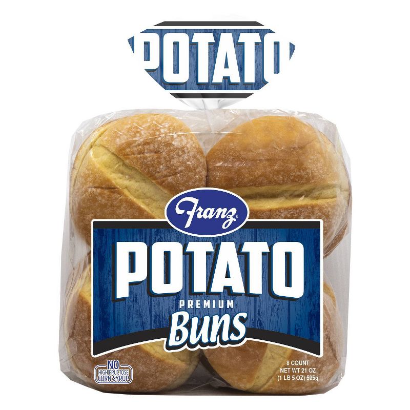 Franz Premium BBQ Potato Buns - 21oz/8ct, 1 of 7