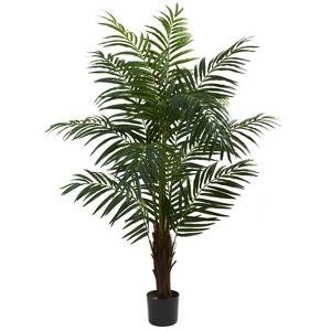 HomeStock  5 ft. Artificial Palm Tree in Pot for Indoor/Outdoor - 1 of 3