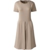 Lands' End School Uniform Women's Short Sleeve Ponte Dress - 2 of 2
