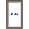 PosterPalooza | Panoramic Weathered Black Picture Frame - UV Acrylic, Foam Board Backing, Hanging Hardware - 2 of 4