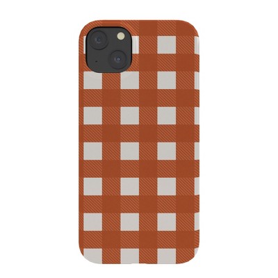 Alisa Galitsyna Gingham Cloth Red Checks Snap iPhone 14 Plus Case - Society6