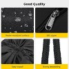 MaseiKar Drawstring Backpack Water Resistant String Bag Sports Sackpack Gym Sack with Side Pocket for Men Women - 4 of 4