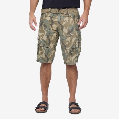 X RAY Men's Classic Fit 12.5" Inseam Knee Length Cargo Shorts (Big & Tall)