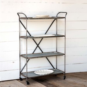 Park Hill Collection Metal Bakery Cart - 1 of 1