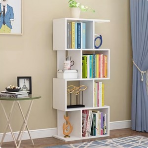 NicBex 47" H 3-Tier Storage Cabinet & Bookshelf, Space Saving Bookcase for Small Spaces, Home Office, Living Room, Bedroom, Compact Modern Organizer - 1 of 4