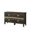 GlasFlength TV Stands and Consoles Entertainment Center with Open Shelves and Cable Management for Living Room, Black, 15.5"*58"*23" - 4 of 4