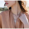 Sanctuary Project by sanctuaire Semi Precious White Howlite Dainty Pendant Necklace Silver - 2 of 2