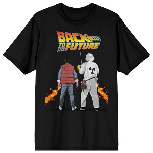 Back To The Future Key Art Women's Black T-Shirt - 1 of 3