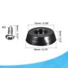 Unique Bargains Non-Slip Chair Leg Pads with Stainless Steel Washer and Screws 9 Pcs - 2 of 4
