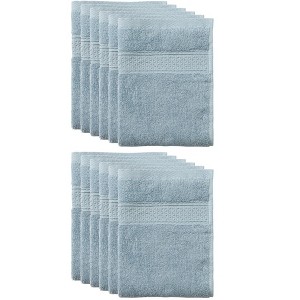 Unique Bargains Durable Soft Absorbent Thick Cotton Kitchen Towels 13 X 13 Inches - 1 of 4
