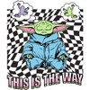 Men's Star Wars: The Mandalorian Grogu Frog Dream Checkerboard T-Shirt - 2 of 4