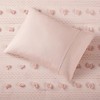Sapphtopaz Comforter Set Bedding Set Solid Color Clip Jacquard Pompom Reversible Quilt Set - 3 of 4