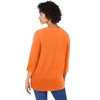 Woman Within Perfect Three-Quarter Sleeve V-Neck Tunic - 3 of 4