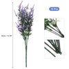 Unique Bargains Artificial Plastic Lavender Flowers Shrubs for Indoor Outdoor - 2 of 4