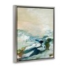 Stupell Industries Modern Beach Waves Splash Floating Frame Canvas Art - 2 of 4