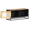 vidaXL TV Cabinet Natural Mango Wood Solid Build Medium TV Cabinet - 2 of 2