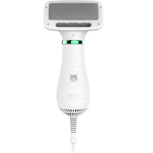 Pet Life Aero-Groom 2-in-1 Electronic Pet Dryer and Pin Brush, White - 1 of 1