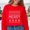 Simply Sage Market Ugly Sweater Merry Sweatshirt - 2 of 4