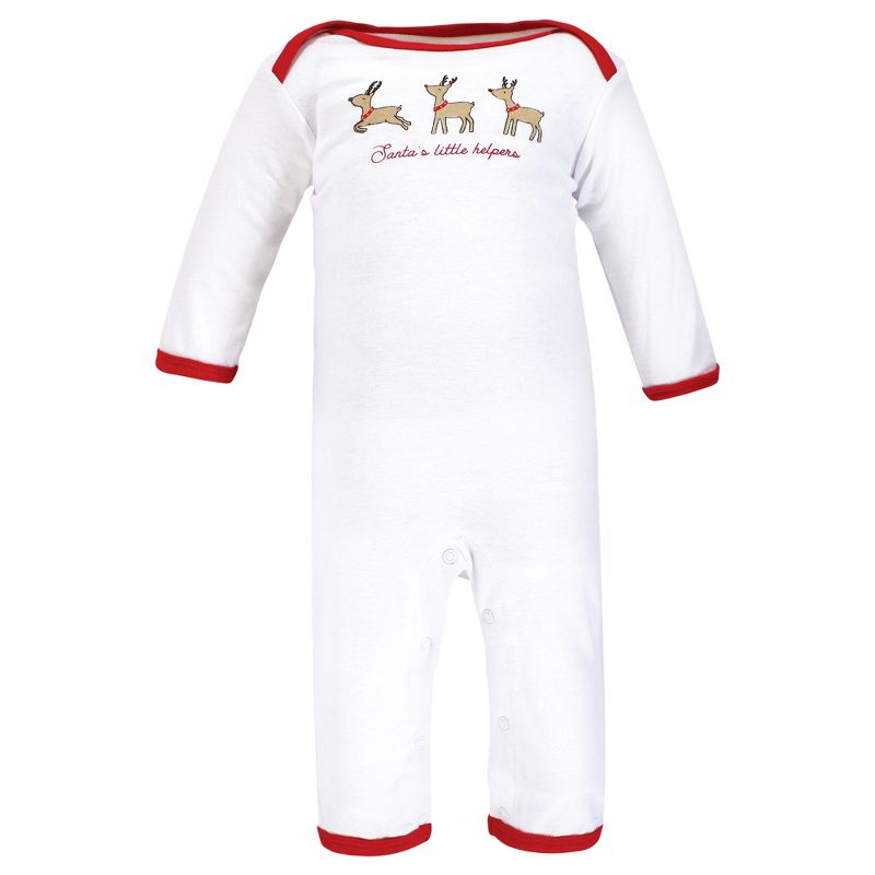 Hudson Baby Unisex Baby Cotton Coveralls, North Pole, 6 of 7