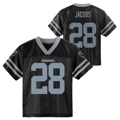 NFL Las Vegas Raiders Boys' Josh Jacobs Short Sleeve Jersey - M