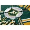 MLB Oakland Athletics On Deck Ultra Cozy Blanket: Sports Team Logo Plush Throw - 2 of 3