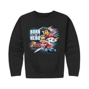 Boys' - Paw Patrol - Paw Patrol Movie Graphic Long Sleeve Fleece Sweatshirt - 1 of 4