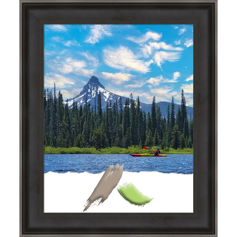 Amanti Art Allure Charcoal Wood Picture Frame, 1 of 11