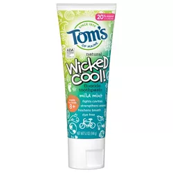 Tom's of Maine Mild Mint Wicked Cool! Anti-cavity Toothpaste - 5.1oz