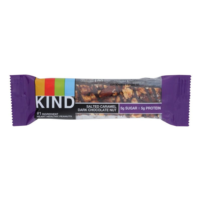 Kind Salted Caramel Dark Chocolate Nut Bar - 12 bars, 1.4 oz, 2 of 8