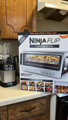 Ninja Flip Toaster Oven & Air Fryer, 8-in-1 Functionality, Flip Up ...
