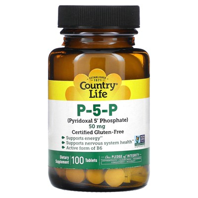Country Life P-5-P, 50 mg, 100 Tablets