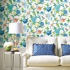 RoomMates Candid Moments Peel and Stick Wallpaper Blue: Temporary Removable Vinyl, Self-Adhesive, 28 Sq Ft Coverage - 4 of 4