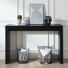 Indoor Entry Console Table,Modern Console Table With Ribbed Design,Wood Console Table,Modern Hallway Table-Cuddlewood - 2 of 4