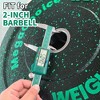 2PCS 25 Lb Weight Plates,2 inch Rubber Weight Plate,Barbell Olympic Weight Plates For Weight Lifting Home Gym,Change Plates 25 LB Pair… - 3 of 4