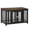 Furniture Style Dog Crate End Table for Small Dogs,Indoor Wooden Pet Kennel with Flip Top–LAOTIES - 4 of 4